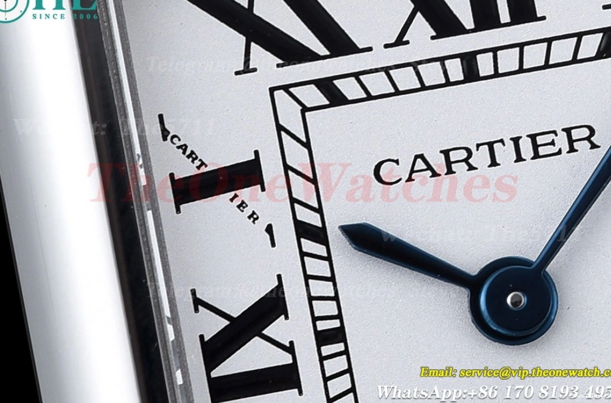 Small Leather Quartz Must On SS Grey Strap White K11F Tank LE dial 0206